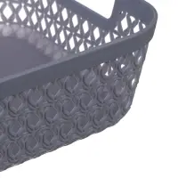 Корзина для хранения тм VETTA, пластик, 26,5х20,5х8,5см