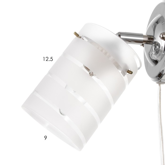 Бра с проводом 2611/1 E27 40Вт  хром 15х11х17 см