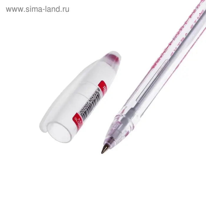 Ручка шариковая масляная Pensan Global-21, узел 0.5 мм, чернила красные Ручка шариковая масляная Pensan Global-21, узел 0.5 мм, чернила красные