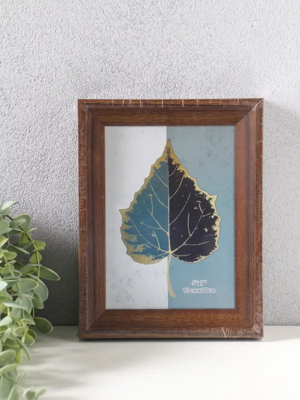 Фоторамка пластик 13х18 см "Прованс" тёмно-коричневый 21,7х16,8х3 см