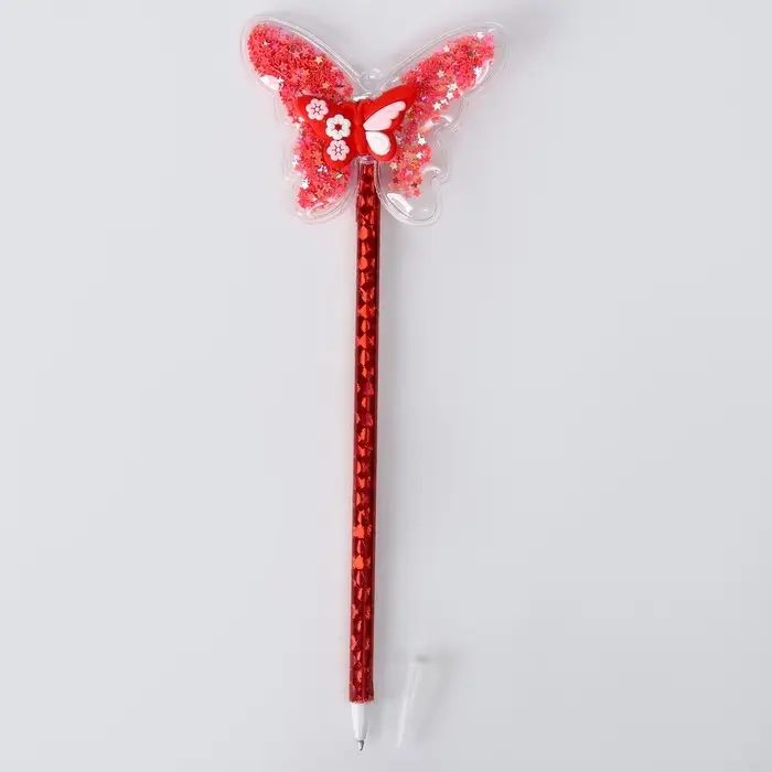 Ручка «Бабочка», синие чернила, МИКС