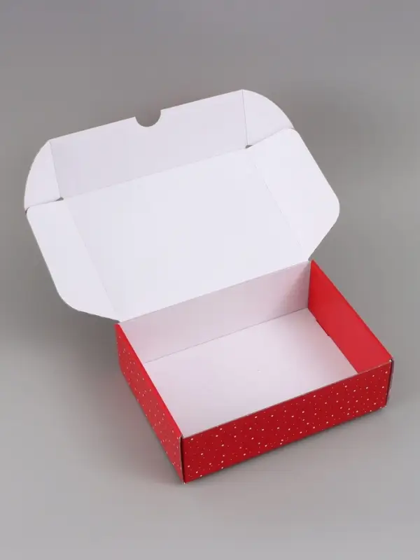 Коробка подарочная, самосборная &laquo;Счастливого Нового года&raquo;,30.7&times;22&times;9.5 см