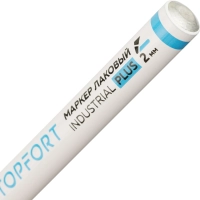 Маркер лаковый Topfort Industrial Plus 2 мм белый