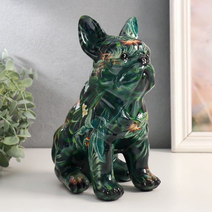 Сувенир полистоун Сувенир полистоун "Бульдог. Джунгли" 13х15,5х21,5 см