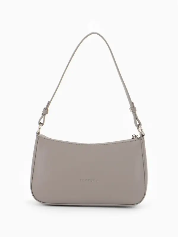 Сумка женская багет TEXTURA на молнии, 21×6×13 см, серая Сумка женская багет TEXTURA на молнии, 21×6×13 см, серая