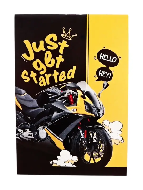 Блокнот А6, 32 листа в клетку на скрепке  Блокнот А6, 32 листа в клетку на скрепке "Мэн микс", обложка мелованный картон, блок офсет, МИКС