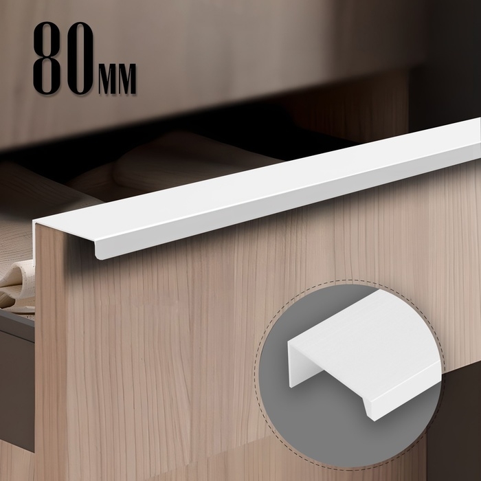 Ручка CAPPIO RT001WH, L=80 мм, м/о 64 мм, цвет белый, 4 шт. Ручка CAPPIO RT001WH, L=80 мм, м/о 64 мм, цвет белый, 4 шт.