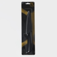 Нож кухонный керамический Magistro Black, лезвие 15 см, ручка soft-touch, цвет чёрный