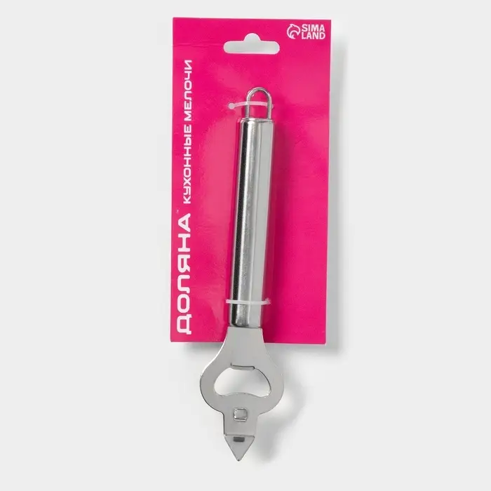 Нож консервный Доляна &laquo;Металлик&raquo;, 16 см