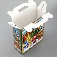 Подарочная новогодняя коробка &laquo;Экспресс&raquo;, для сладких подарков, 16.8&times;7&times;25 см