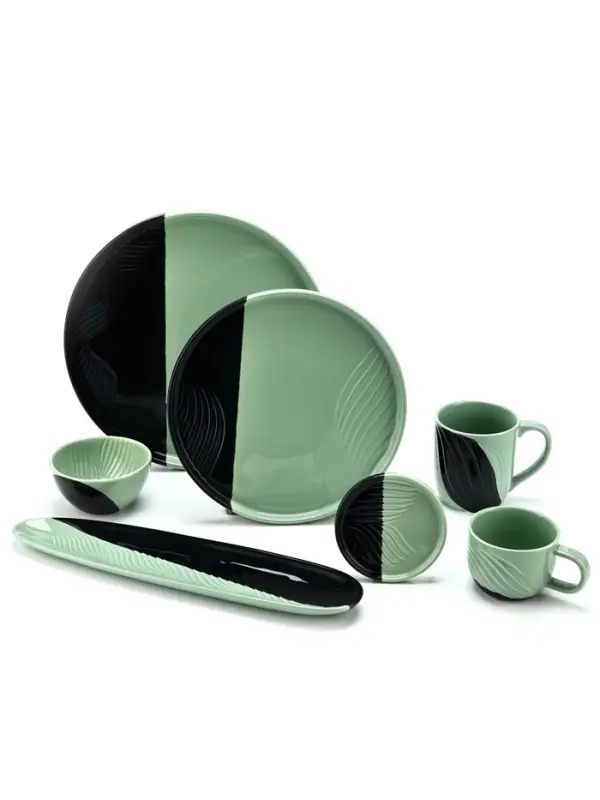 Блюдо керамическое &laquo;Альпы&raquo;, 34&times;8 см, ручная работа