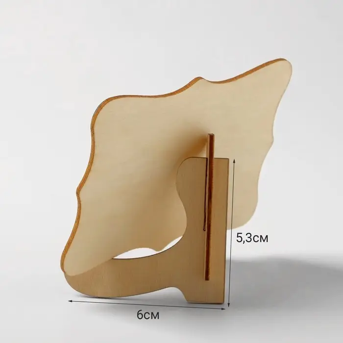 Меловой ценник &laquo;На подставке&raquo; 10&times;5&times;7, вытянутые углы, (фасовка 10 шт.), цвет чёрный