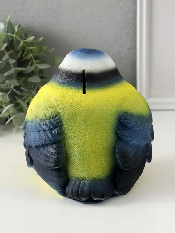 Копилка (гипс) Большая Птичка Синица 17х17х18 см