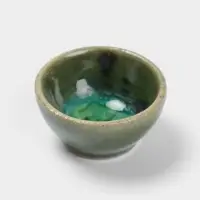 Соусник, 3.5&times;3.5&times;1.5 см, керамика, светло-зелёный