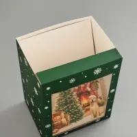 Коробка складная &laquo;Новогодняя елочка&raquo;, 18 х 23 х 14 см