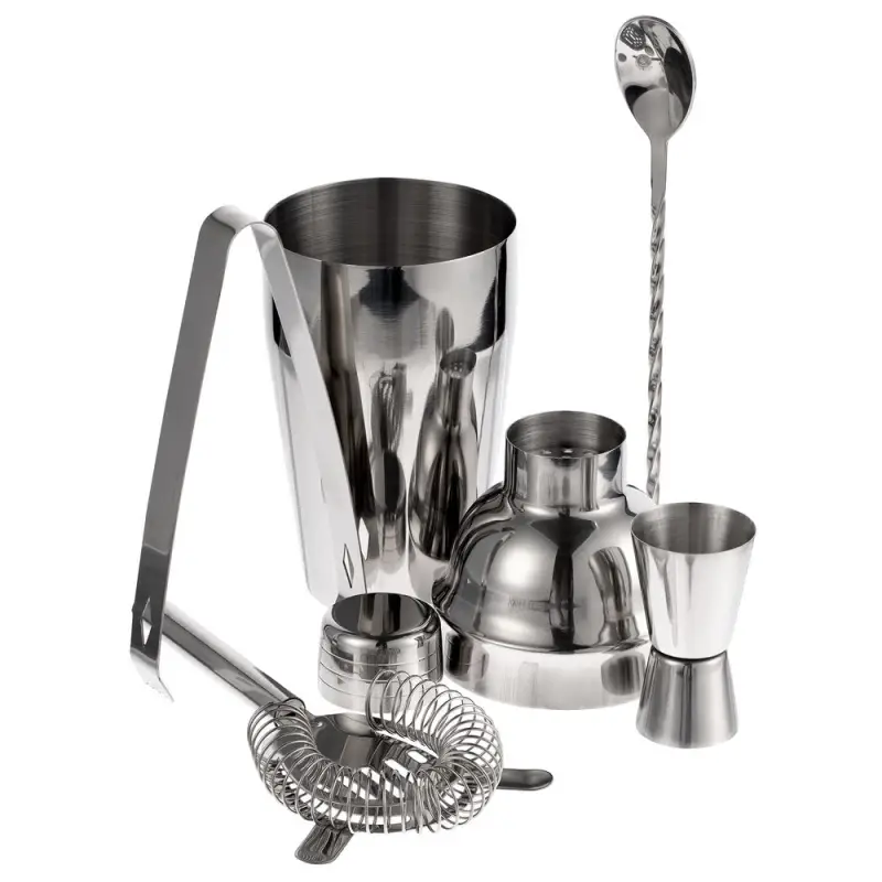Набор для приготовления коктейлей Troubleshooter, серебристый Набор для приготовления коктейлей Troubleshooter, серебристый