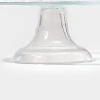 Блюдо на ножке Доляна Tasty, d=22 см, стекло, прозрачное