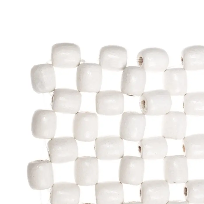 Накидка-массажер на сиденье 42&times;42 см, дерево, белый