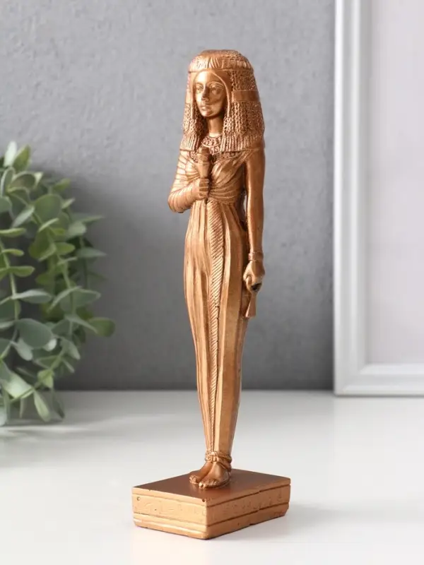 Фигура «Богиня египетская», 19.5×4×5.5 см, бронза Фигура «Богиня египетская», 19.5×4×5.5 см, бронза