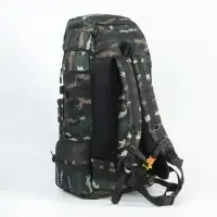 Рюкзак тактический туристический Adventure, 70 л, с карманами, расцветка пиксели, чёрный/зелёный
