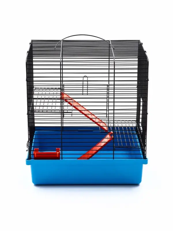 Клетка для грызунов "Мини" двухярусная, 29 x 25 х 32 см, синий