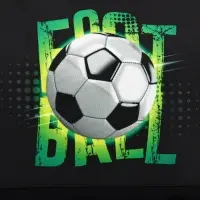 Сумка спортивная &laquo;Футбол&raquo;, 40&times;21&times;24 см, чёрная