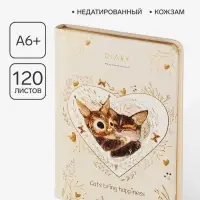 Ежедневник А6+ &laquo;Love me.Котики приносят счастье&raquo;