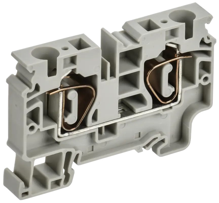 ARMAFIX Клемма пружинная CX10 10мм2 проходная серая IEK