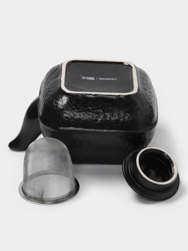 Чайник заварочный с ситом 0,85 л, Magistro Black Swan, черный Чайник заварочный с ситом 0,85 л, Magistro Black Swan, черный