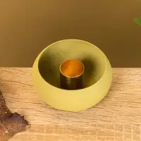 Подсвечник на 1 свечу на магнитах "Оливковый" 7,5х7,5х3,5 см