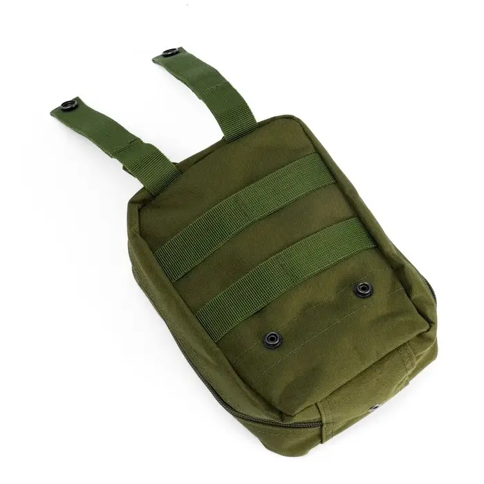 Аптечка тактическая-подсумок, 14.5&times;20 см, зелёная