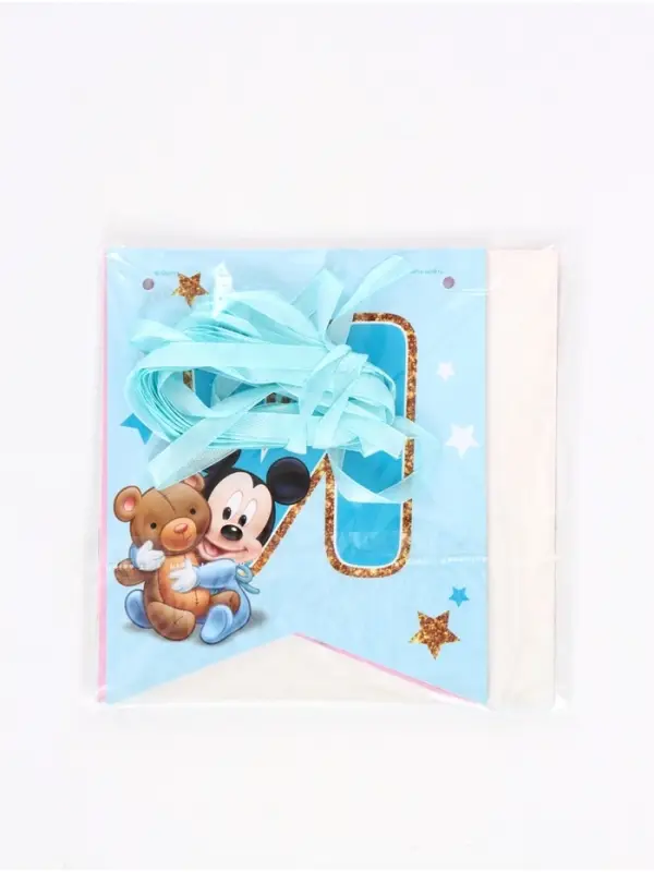 Гирлянда на ленте на гендер пати &laquo;Девочка или мальчик&raquo;, длина 3 м, Дисней беби