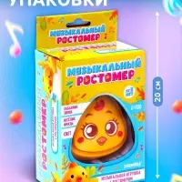 Музыкальная игрушка с ростомером ZABIAKA &laquo;Цыпа&raquo;, звуковые и световые эффекты, жёлтая