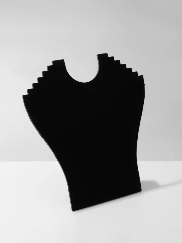 Бюст для украшений QF, 23&times;7&times;24 см, h=24 см, чёрный