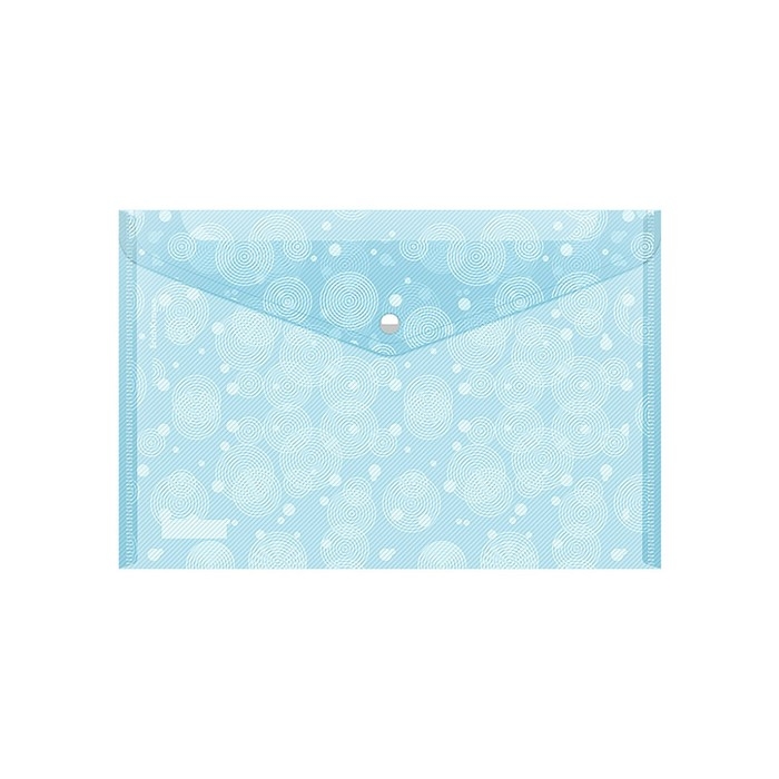 Папка-конверт на кнопке А4, 180 мкм, ErichKrause, Pastel Dots, глянцевая, полупрозрачная, с рисунком, МИКС Папка-конверт на кнопке А4, 180 мкм, ErichKrause, Pastel Dots, глянцевая, полупрозрачная, с рисунком, МИКС