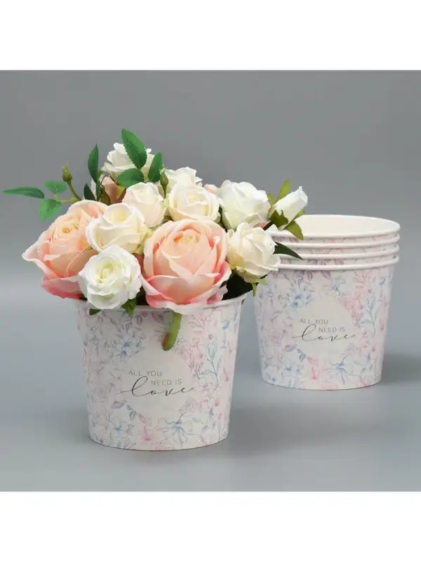 Стакан для цветов All you need is love, 1500 мл