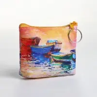 Кошелёк &laquo;Набережная&raquo;, монетница, на молнии, Выбражулька, МИКС