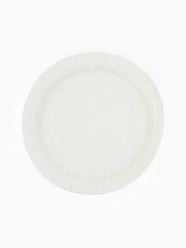 МП Тарелка одноразовая бумажная "С днем рождения" золото, 18 см (10 шт.)