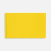 Лейбл из ПВХ Dzeta, XL, желтый