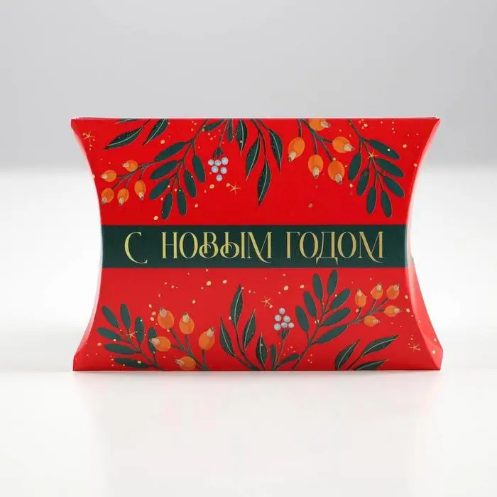 Коробка новогодняя складная фигурная «Волшебного праздника», 11 х 8 х 2 см, Новый год Коробка новогодняя складная фигурная «Волшебного праздника», 11 х 8 х 2 см, Новый год