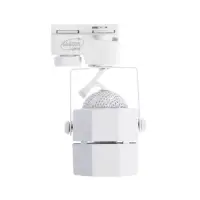 Трековый светильник Luazon Lighting под лампу Gu10, восьмигранный, белый