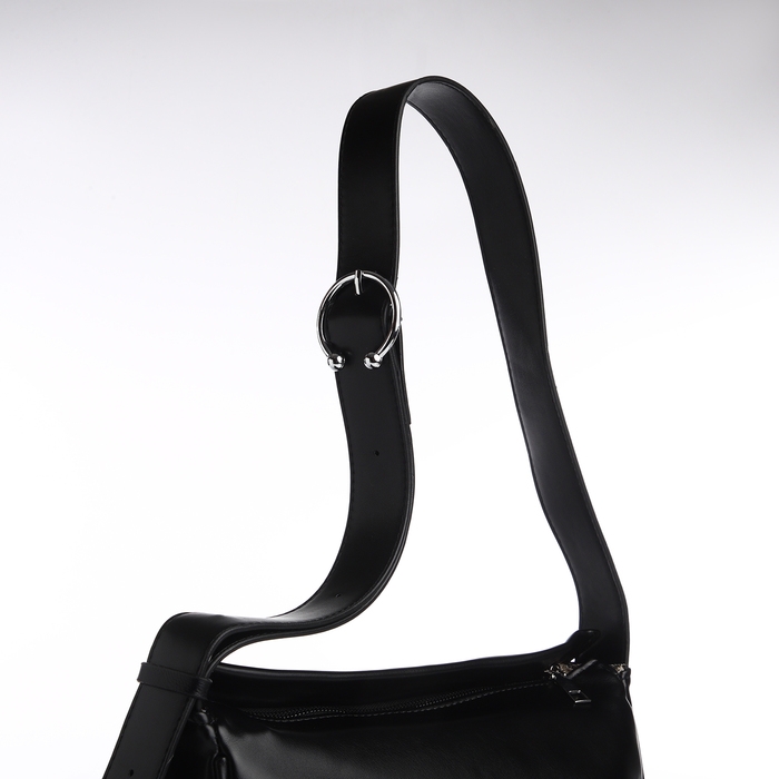 Сумка женская кросс-боди, на молнии, цвет чёрный Сумка женская кросс-боди, на молнии, цвет чёрный