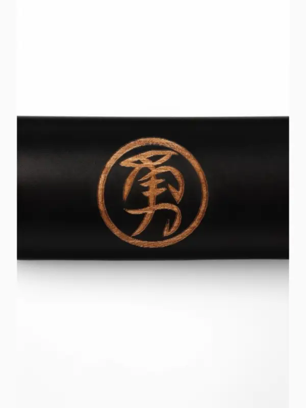 Макет оружия &laquo;Сувенирная катана на подставке&raquo;, чёрные ножны с иероглифами, 104 см