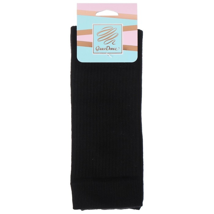 Гетры для гимнастики и танцев Grace Dance №3, длина 70 см, цвет чёрный Гетры для гимнастики и танцев Grace Dance №3, длина 70 см, цвет чёрный
