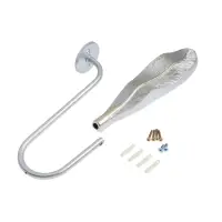 Крючок для штор CAPPIO KS040, цвет серебро с золотом, набор 2 шт Крючок для штор CAPPIO KS040, цвет серебро с золотом, набор 2 шт