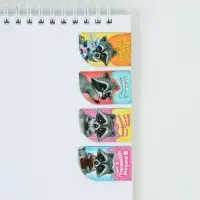 Закладки магнитные для книг, 4 шт. &laquo;Читаем вместе с енотом&raquo;