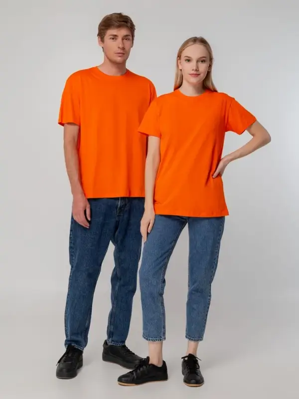 Футболка унисекс T-bolka 140, оранжевая, размер S Футболка унисекс T-bolka 140, оранжевая, размер S