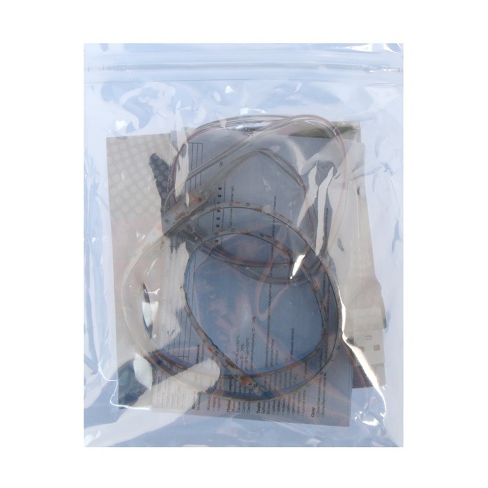 Фитолента светодиодная Luazon, 5 В, SMD5050, 0.5 м, IP65, 3.5 Вт, 60LED/м, USB, мультиспектр Фитолента светодиодная Luazon, 5 В, SMD5050, 0.5 м, IP65, 3.5 Вт, 60LED/м, USB, мультиспектр