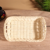 Корзина плетеная 27x19x9 см, ротанг