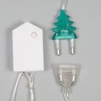 Гирлянда &laquo;Бахрома&raquo; 2.7&times;0.9 м с насадками &laquo;Месяц&raquo;, IP20, прозрачная нить, 138 LED, свечение тёплое белое, 8 режимов, 220 В